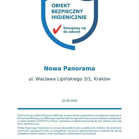 Hotel Nowa Panorama Cracovia