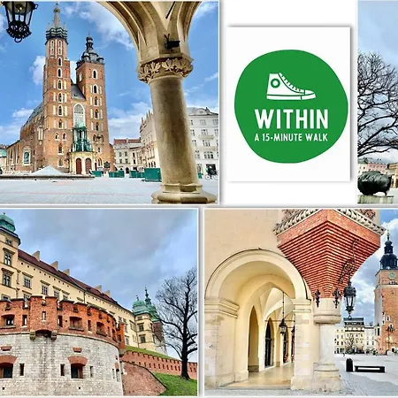 Apartment Green V2,0 #nowy Square, Kazimierz District