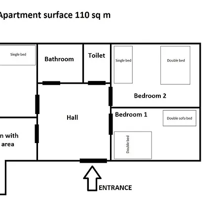 Apartment Calm Pedzichow Street *