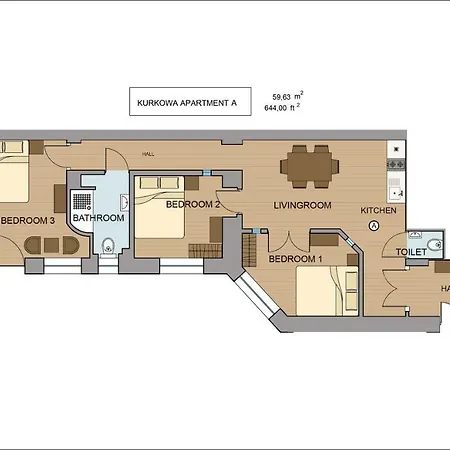 Apartment Kurkowa Krakow