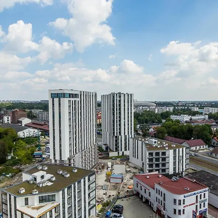 Mogilska Tower Near Tauron Arena By Inpoint - Free Underground Parking Apartment *