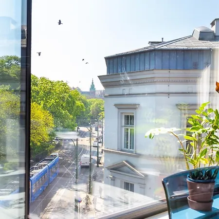 Modern View Of Planty Park Appartamento Cracovia