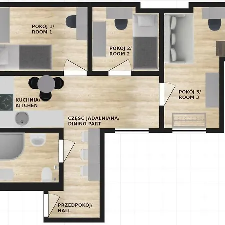 Golden Apartments/Boner5 Apartment Krakow