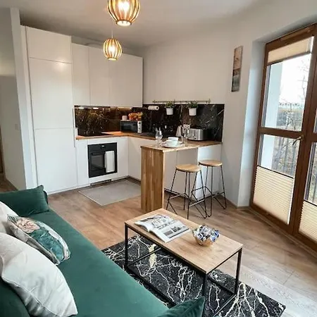 Apartment New One Bedroom With Balcony Krakow