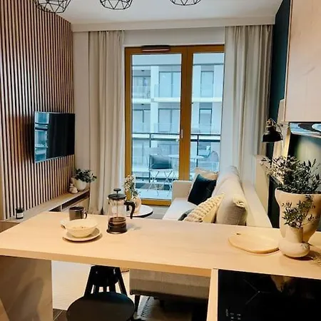 Przytulny Greenwall Apartmán Krakov