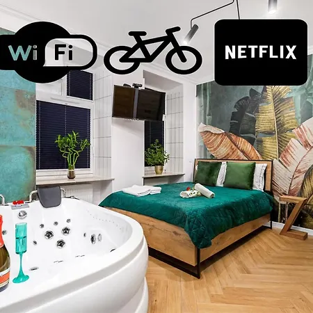 Jacuzzi&bike Apartment, Apartament *