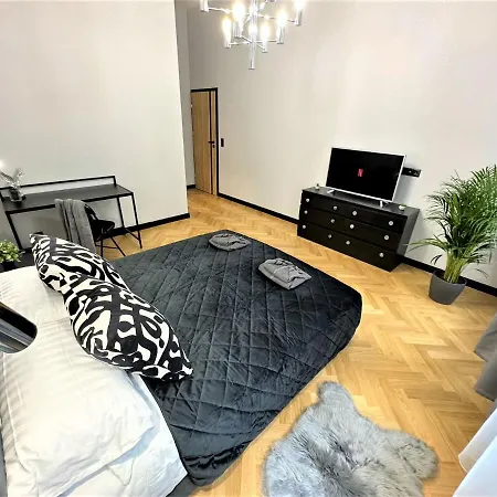 Apartment Luxury 100m2 Loft Design-apartment At Wawel + Netflix Krakow