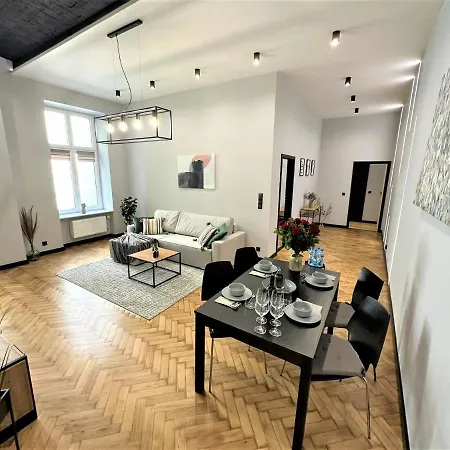 Apartment Luxury 100m2 Loft Design-apartment At Wawel + Netflix Krakow