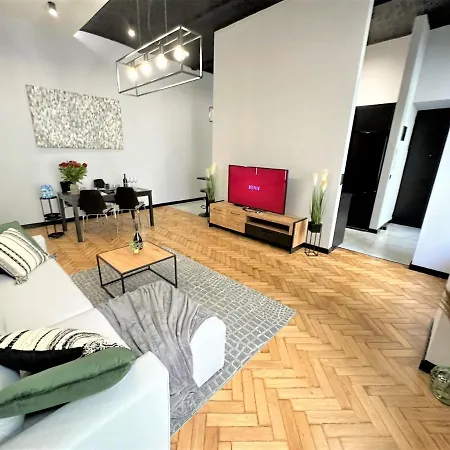 Luxury 100m2 Loft Design-apartment At Wawel + Netflix * Krakow
