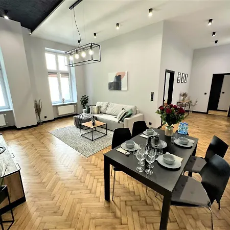 Apartment Luxury 100m2 Loft Design-apartment At Wawel + Netflix