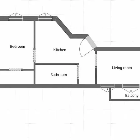 Stylish 2 Bed In Kazimierz, Near Wawel Castle Apartment Krakow