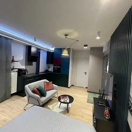 New Comfortable With Balcony And Sauna On Klimieckiego Street