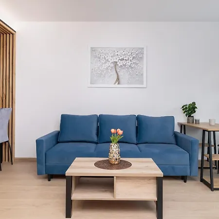 Apartment Dark Blue With Parking And Furnished Balcony In By Renters Krakow