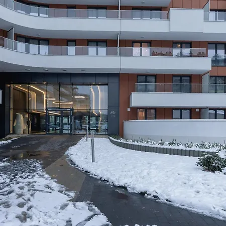 Dark Blue With Parking And Furnished Balcony In By Renters * Krakow