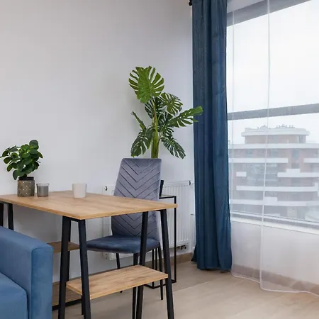 Dark Blue With Parking And Furnished Balcony In By Renters Apartment *