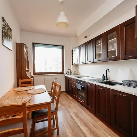 Apartment 2-room With Garage And Air Conditioning In The Center Krakow