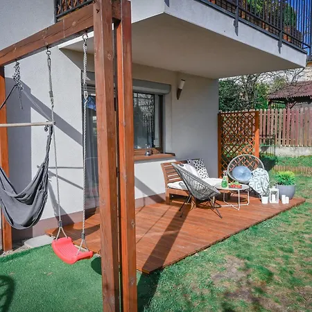 Malinowelove Aircon, 3 Rooms, Parking, Ogrod * Krakow