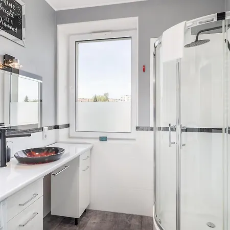 Cegielniana Grey Apartment