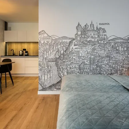 Inpoint G15 Near Old Town & Kazimierz District & Parking Option Aparthotel Krakow
