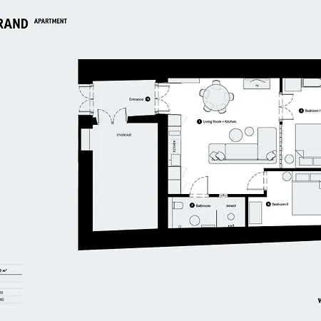Apartment Remybrand - Oldtown By Willywalls *