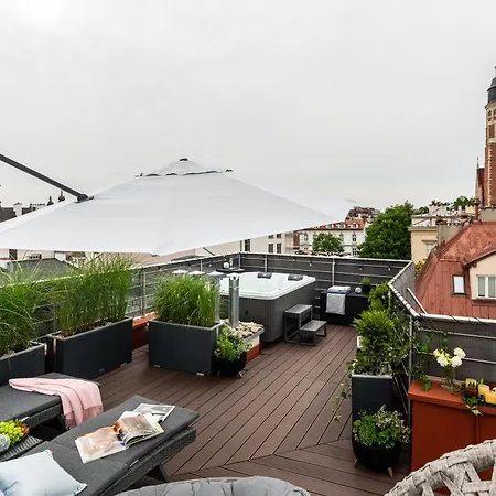 Rooftop Wawel View With Jacuzzi L Luxury * Cracovie