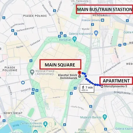 Апартаменты Stylish 2 Bedroom Morsztynowska Street