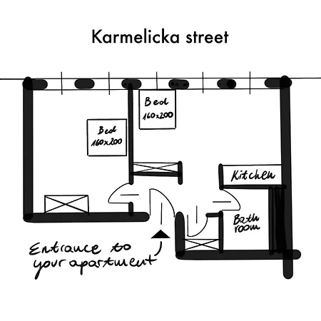 Apartament Modern House In Old Town Numero 7 Kraków