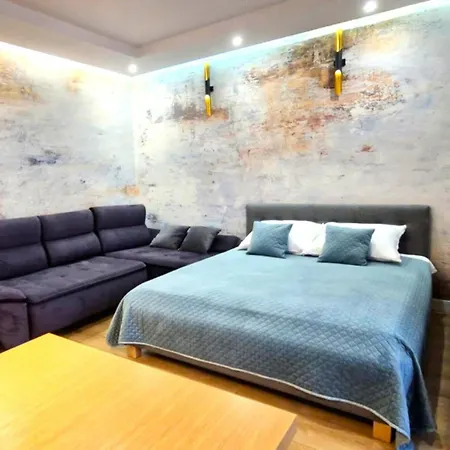 Apartment Luxury Blue Cascade Downtown Balcony Krakow