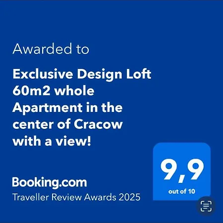 Exclusive Design Loft 60m2 Whole In The Center Of Cracow With A View! Apartment Krakow