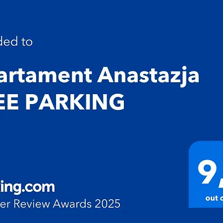Apartament Anastazja Free Parking Russian Citizens Will Not Be Serviced