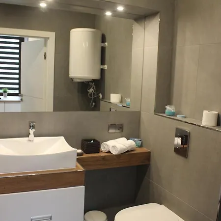 Wola Modern Black&white Apartment Krakow