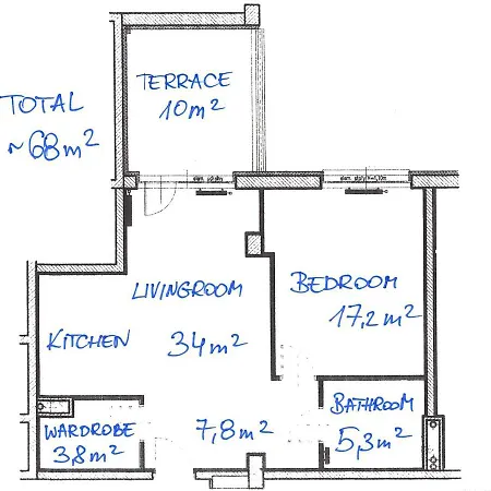 Apartament Torre Verona - 70m2, Terrace