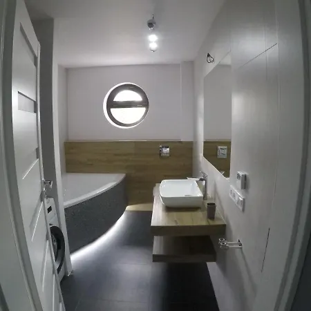 Wola Modern Black&white Apartment Krakow