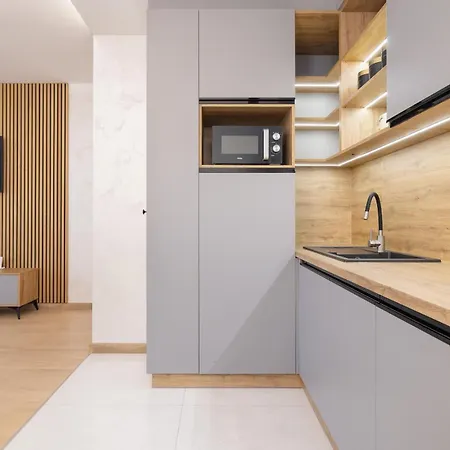Apartament Dark Blue With Parking And Furnished Balcony In By Renters