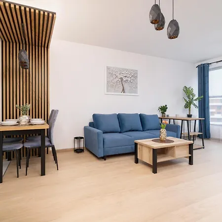 Dark Blue With Parking And Furnished Balcony In By Renters Apartament
