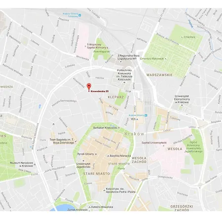 アパートホテル Cracow Rent - Spacious For 2-7 People In Quiet Area - Kolberga Street Nr 3 - 10 Min To Main Square By Foot