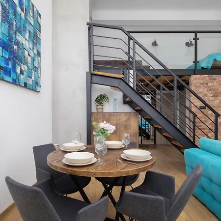 Deluxe Loft Lubelska With Mezzanine By Renters Krakow
