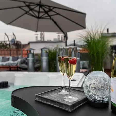 Rooftop Wawel View With Jacuzzi L Luxury Apartment *
