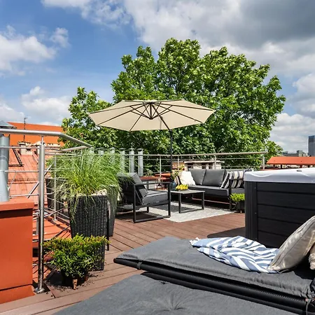 Apartment Rooftop Wawel View With Jacuzzi L Luxury