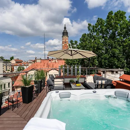 Rooftop Wawel View With Jacuzzi L Luxury