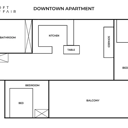Downtown - Loftaffair Apartment *